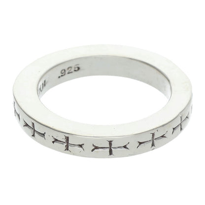 Chrome Hearts 925 3mm Spacer FUCKYOU Silver Ring Size 12.5