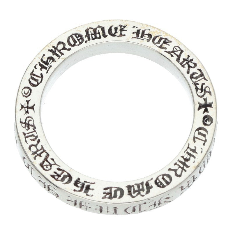 Chrome Hearts 925 3mm Spacer FUCKYOU Silver Ring Size 12.5
