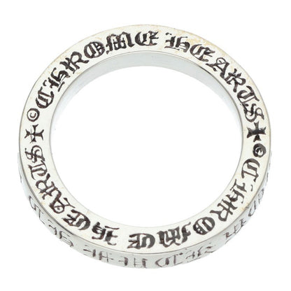 Chrome Hearts 925 3mm Spacer FUCKYOU Silver Ring Size 12.5