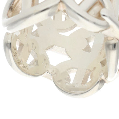 HERMES Chaine d'Ancre Enchainee GM Silver Ring Size JP 13