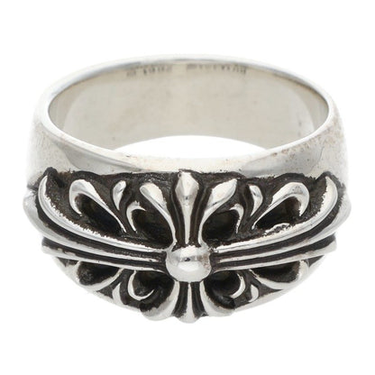 Chrome Hearts FLRL CRS Sterling Silver Ring Size 23.5