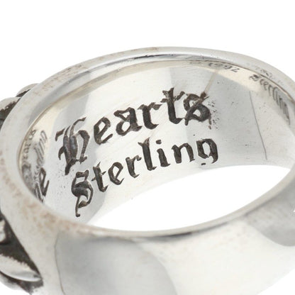 Chrome Hearts FLRL CRS Sterling Silver Ring Size 23.5