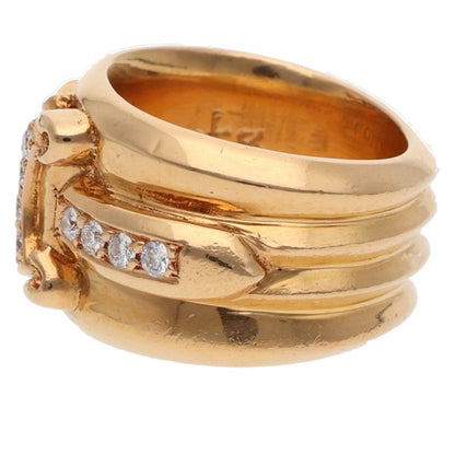 Chrome Hearts 22K Dagger Diamond Ring Multi Size 8.5