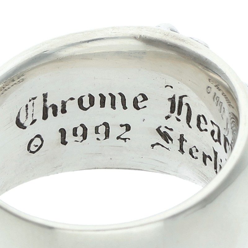 Chrome Hearts FLRL CRS 1DIA Silver ONE SIZE Ring Size JP 21