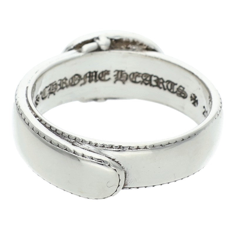 Chrome Hearts BELTED OVAL SML Silver Ring Size JP 19