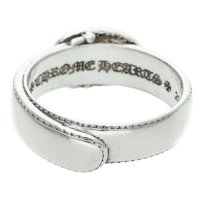 Chrome Hearts BELTED OVAL SML Silver Ring Size JP 19