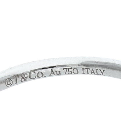 TIFFANY&Co. T Wire 18K WG Diamond Ring Size ONE SIZE