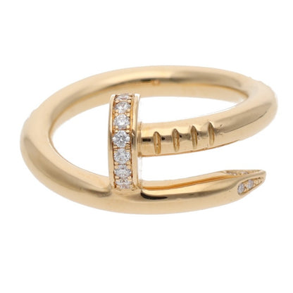 Cartier JUSTE UN CLOU 18K YG Diamond Ring Size 49