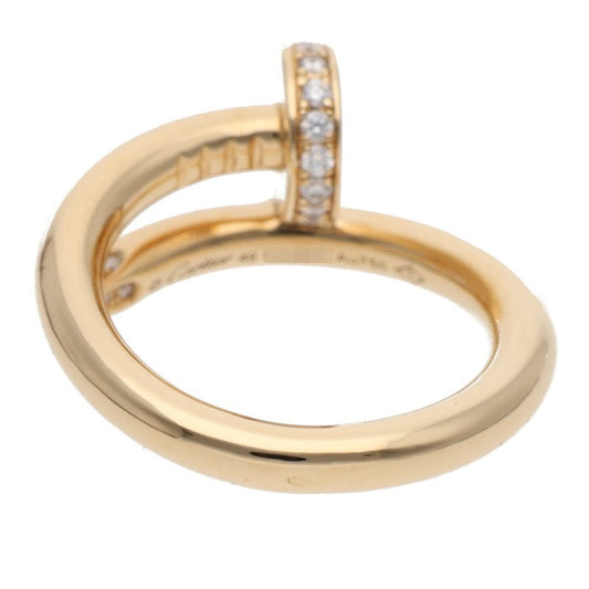 Cartier JUSTE UN CLOU 18K YG Diamond Ring Size 49
