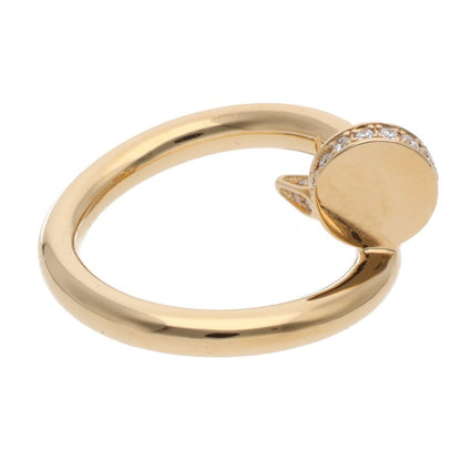 Cartier JUSTE UN CLOU 18K YG Diamond Ring Size 49