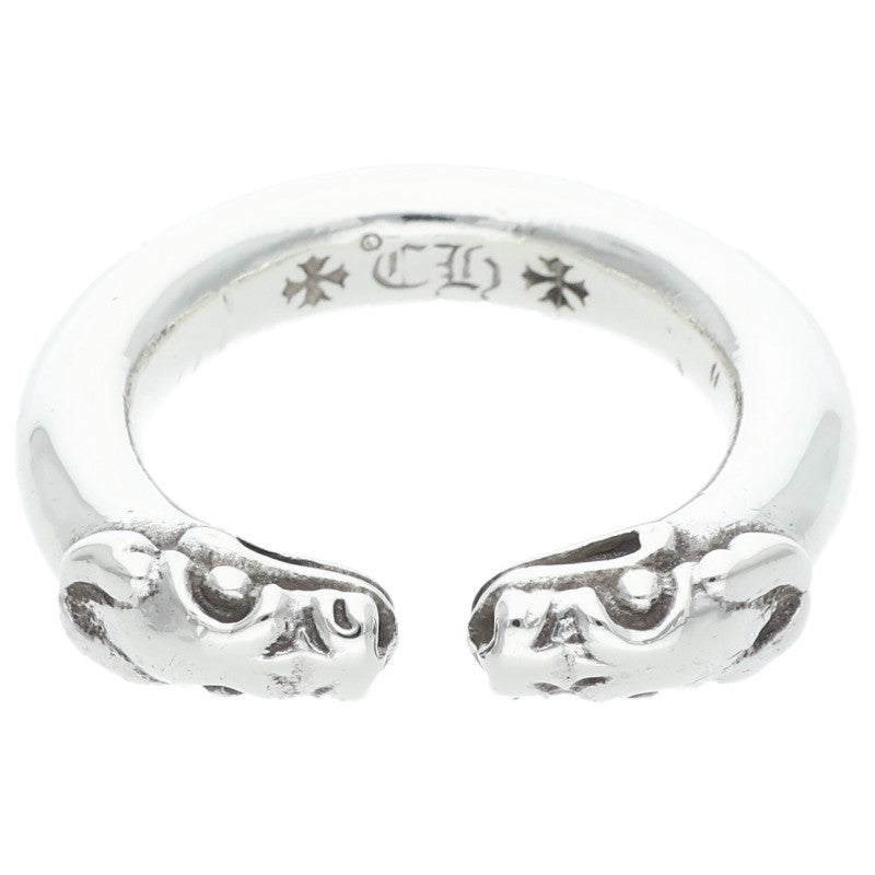 Chrome Hearts DOUBLE DOG Silver Ring Size ONE SIZE