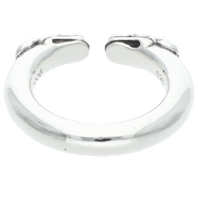 Chrome Hearts DOUBLE DOG Silver Ring Size ONE SIZE