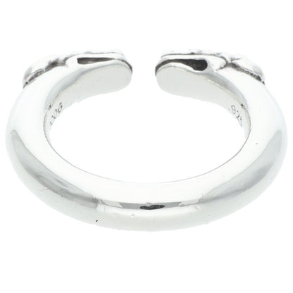 Chrome Hearts DOUBLE DOG Silver Ring Size ONE SIZE
