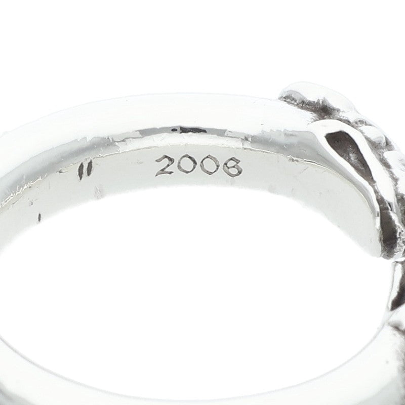 Chrome Hearts DOUBLE DOG Silver Ring Size ONE SIZE