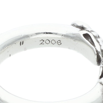 Chrome Hearts DOUBLE DOG Silver Ring Size ONE SIZE