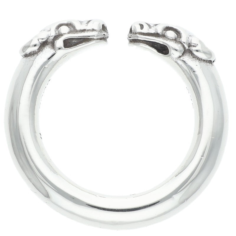 Chrome Hearts DOUBLE DOG Silver Ring Size ONE SIZE