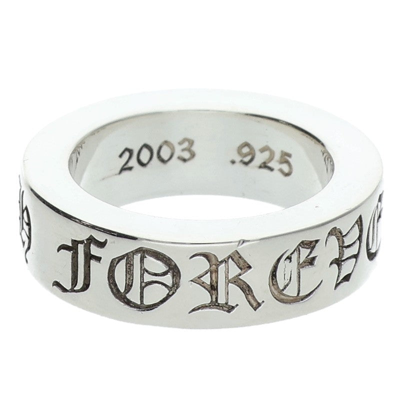 Chrome Hearts 6mm SPACER FOREVER Silver Ring Size ONE SIZE