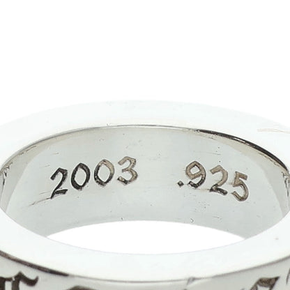 Chrome Hearts 6mm SPACER FOREVER Silver Ring Size ONE SIZE