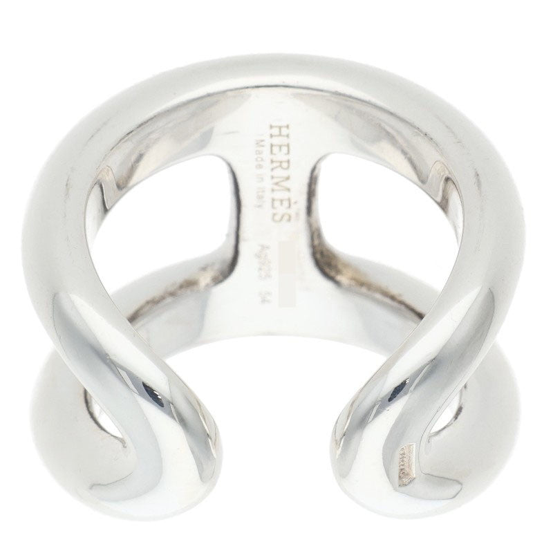 HERMES Osmose GM 925 Silver Ring Size JP 14