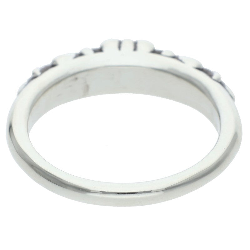 Chrome Hearts BABY CLASSIC Floral Silver Ring Size 21.5