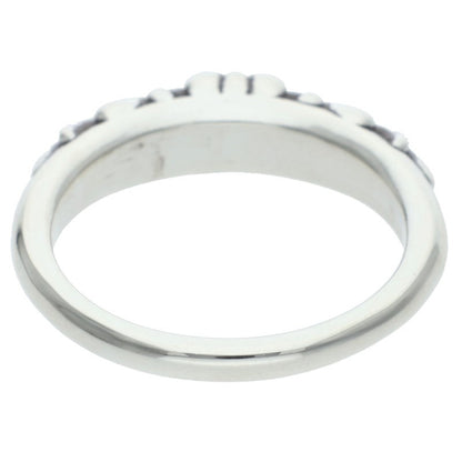 Chrome Hearts BABY CLASSIC Floral Silver Ring Size 21.5
