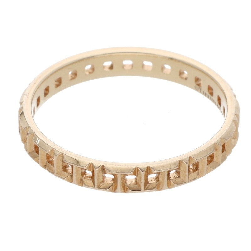 TIFFANY&Co. T True Narrow 18K Pink Gold Ring Size ONE SIZE