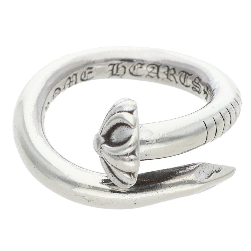 Chrome Hearts NAIL CRSBALL Silver Ring Size JP 6