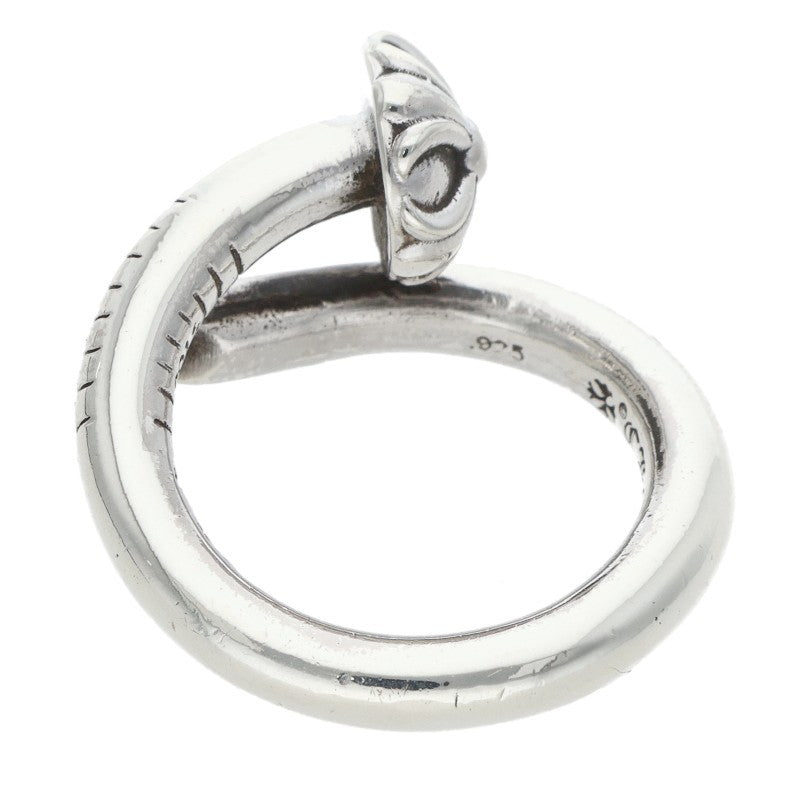 Chrome Hearts NAIL CRSBALL Silver Ring Size JP 6