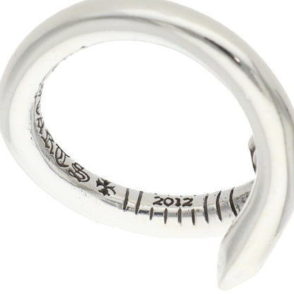 Chrome Hearts NAIL CRSBALL Silver Ring Size JP 10