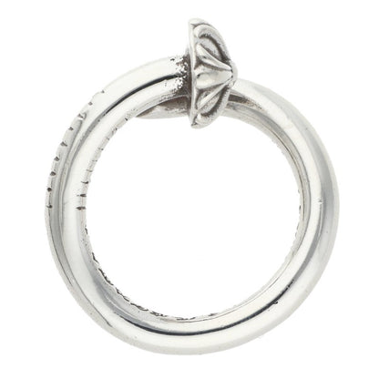 Chrome Hearts NAIL CRSBALL Silver Ring Size JP 10