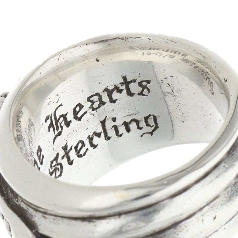 Chrome Hearts Dagger Sterling Silver Ring Size 11.5