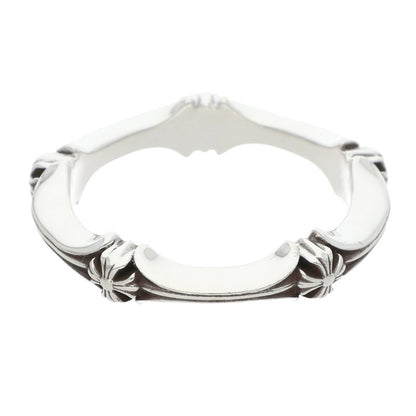 Chrome Hearts PLUS AND BONE Silver Ring Size JP 22