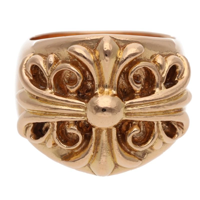 Chrome Hearts 22K Keeper Gold Ring Size ONE SIZE