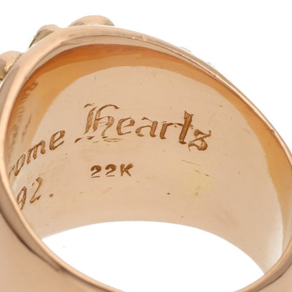 Chrome Hearts 22K Keeper Gold Ring Size ONE SIZE