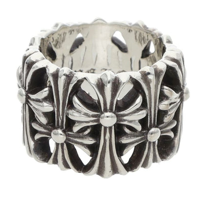 Chrome Hearts CEMETERY CROSS Silver Ring Size JP 11.5