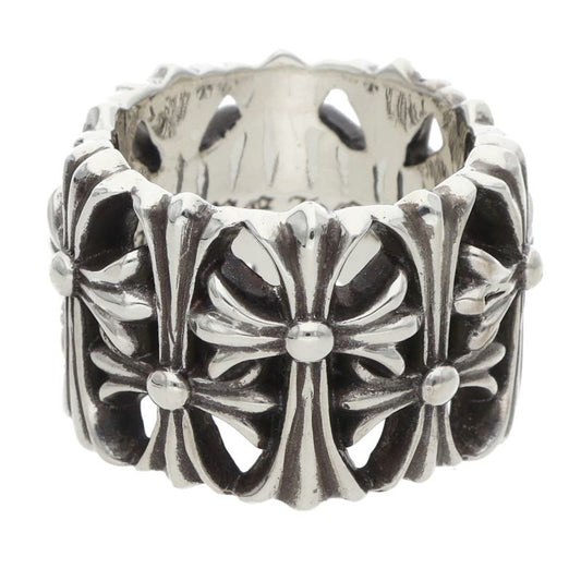 Chrome Hearts CEMETERY CROSS Silver Ring Size JP 11.5