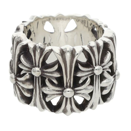 Chrome Hearts CEMETERY CROSS Silver Ring Size JP 11.5