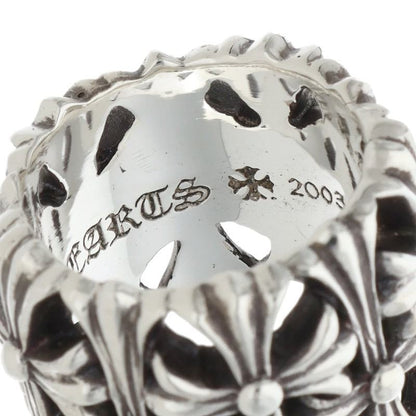 Chrome Hearts CEMETERY CROSS Silver Ring Size JP 11.5