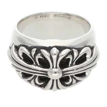 Chrome Hearts FLRL CRS Floral Silver Ring Size ONE SIZE