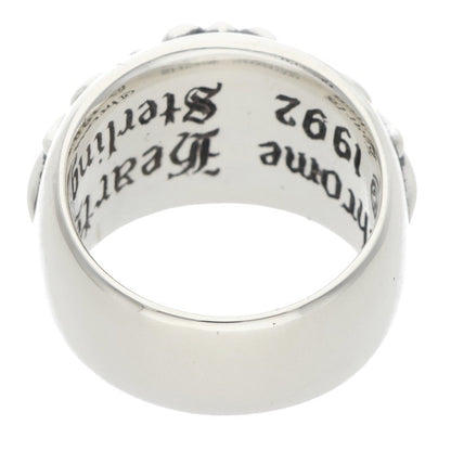 Chrome Hearts FLRL CRS Floral Silver Ring Size ONE SIZE