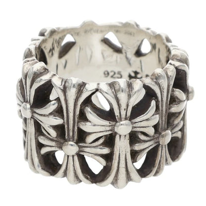 Chrome Hearts Cemetery Cross 925 Silver Ring Size JP 13.5