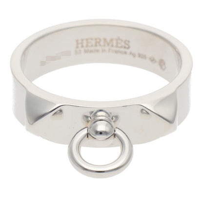 HERMES Collier de Chien PM Silver Ring Size JP 13