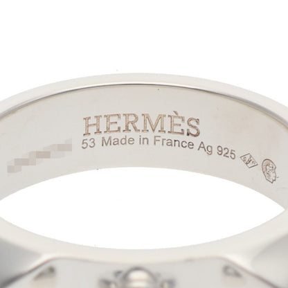HERMES Collier de Chien PM Silver Ring Size JP 13