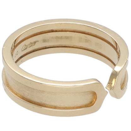 Cartier 2C Ring 18K Yellow Gold Size 59