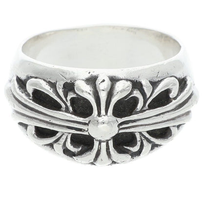 Chrome Hearts FLRL CRS Floral Silver Ring Size ONE SIZE