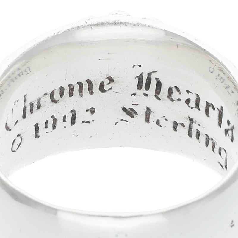 Chrome Hearts FLRL CRS Floral Silver Ring Size ONE SIZE
