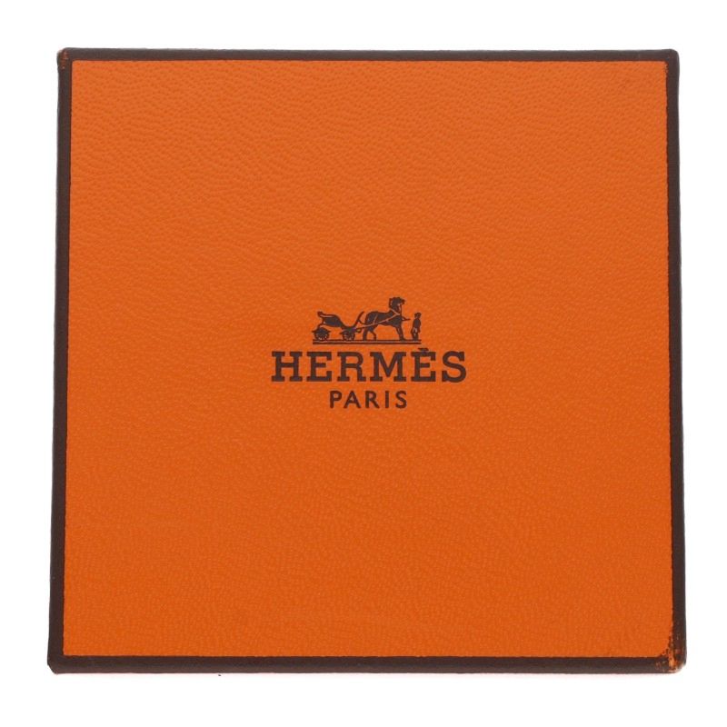 HERMES Chaine d'Ancre Enchainee PM Silver Ring Size 58