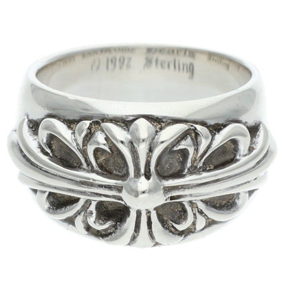 Chrome Hearts FLRL CRS Sterling Silver Ring Size 13.5