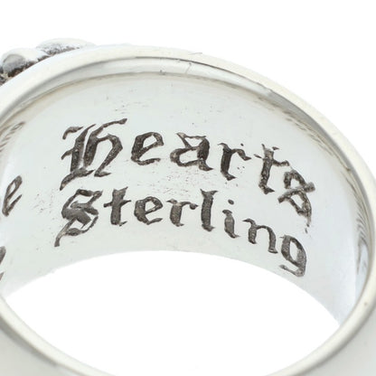Chrome Hearts FLRL CRS Sterling Silver Ring Size 13.5