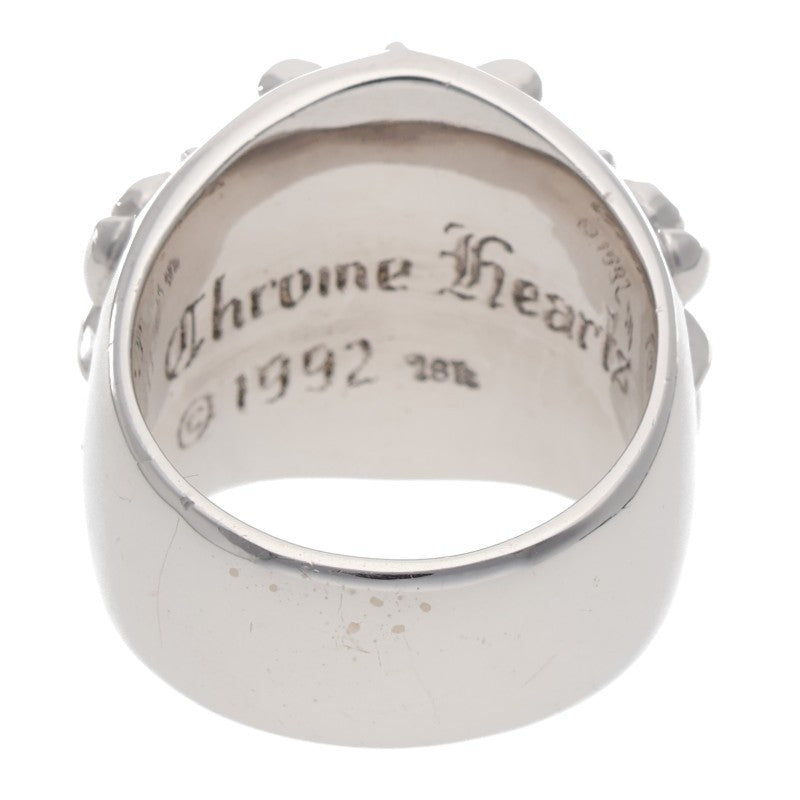 Chrome Hearts 18KWG Keeper 1-Sapphire Ring Size JP 16